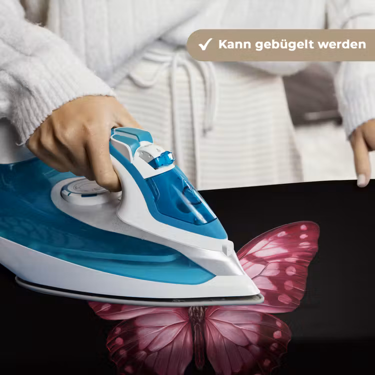 Vlinder - Fuchsia - Grafisch Wandkleed katoen klein -tsfeer9_DE