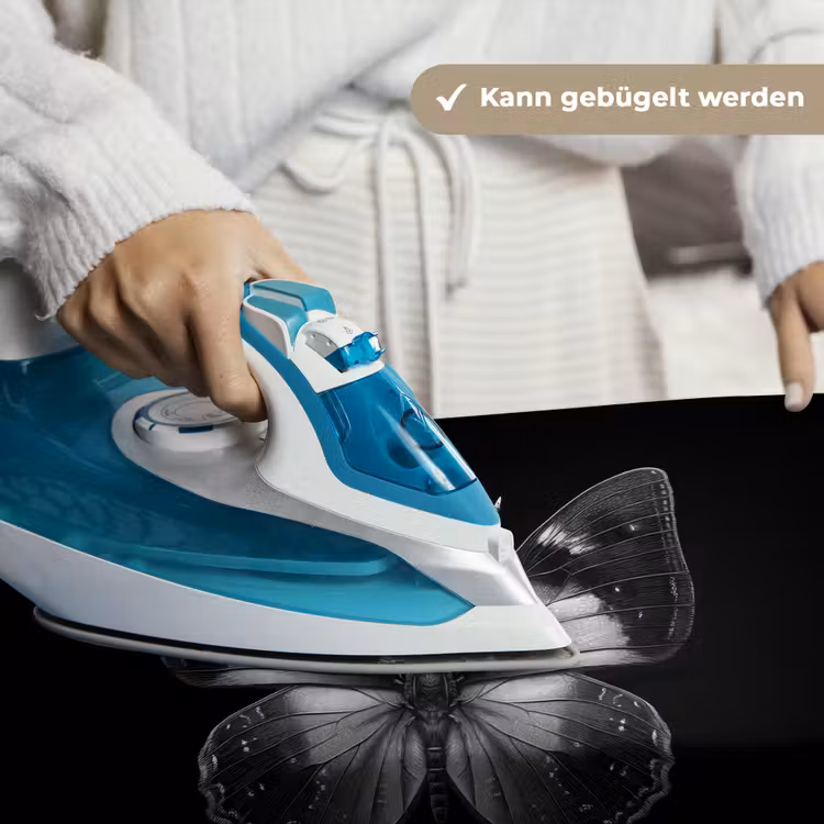 Vlinder - Grijs - Mysterieus Wandkleed katoen klein -tsfeer9_DE