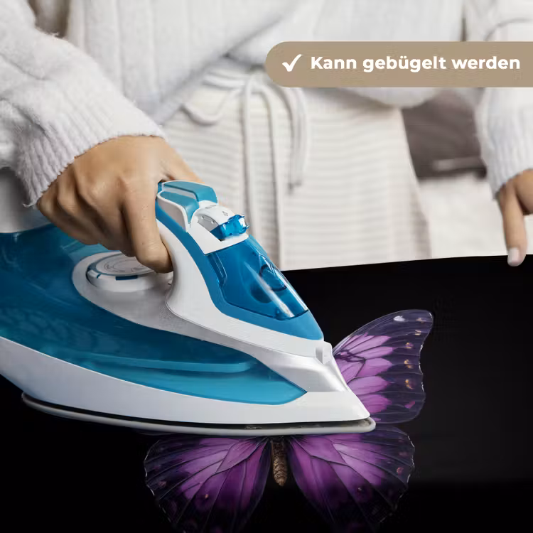 Vlinder - Paars - Levendig Wandkleed katoen klein -tsfeer9_DE