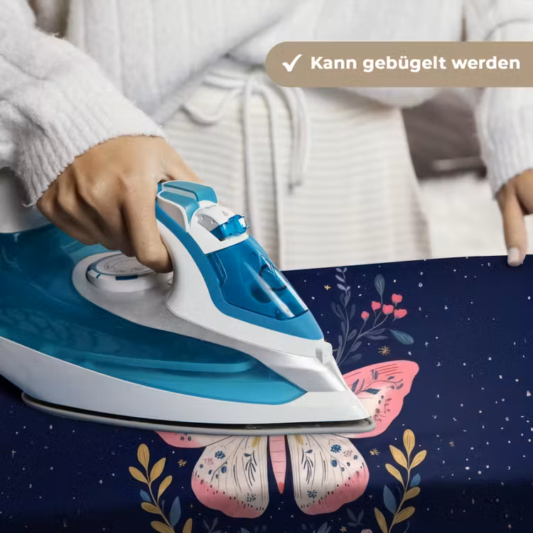 Vlinder - Maan - Bloemen - Sterrenhemel Wandkleed katoen klein -tsfeer9_DE