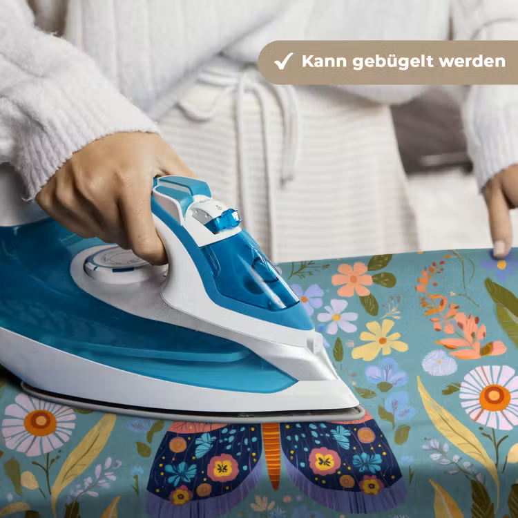 Vlinder - Sierlijk - Bloemen - Bladeren Wandkleed katoen klein -tsfeer9_DE
