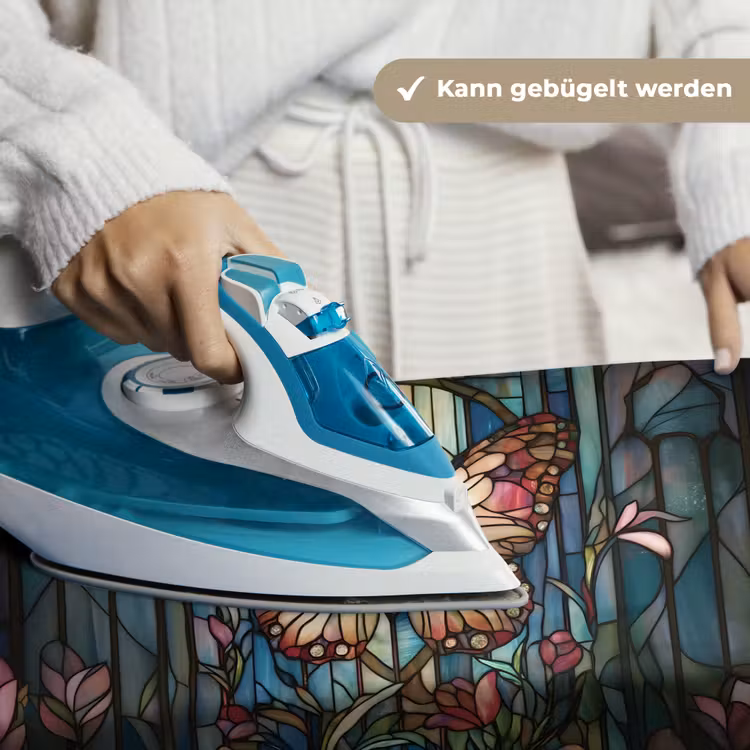 Vlinder - Roze - Bloemen - Bladeren Wandkleed katoen klein -tsfeer9_DE