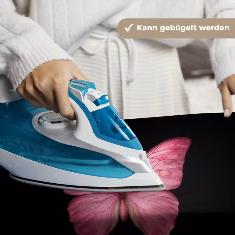 Vlinder - roze - Elegant Wandkleed katoen klein -tsfeer9_DE