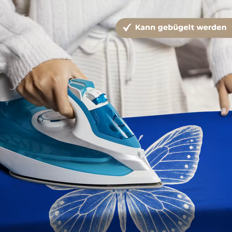 Vlinder - Wit - Getekend - Stippen Wandkleed katoen klein -tsfeer9_DE