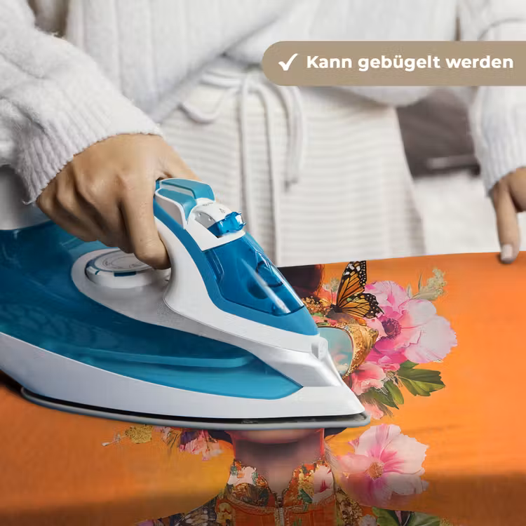 Vlinders - Vrouw - Zonnebril - Kleurrijk Wandkleed katoen klein -tsfeer9_DE