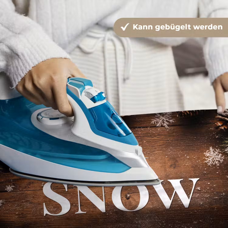 Sneeuw - Houtlook - Quote - Let it snow Wandkleed katoen klein -tsfeer9_DE