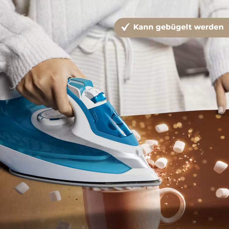 Chocomelk - Drinken - Warm - Bruin Wandkleed katoen klein -tsfeer9_DE