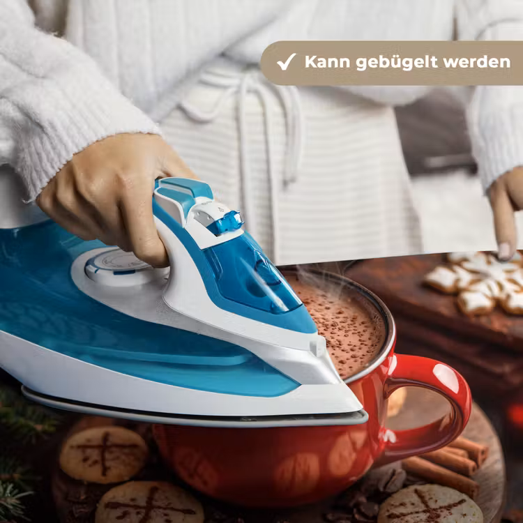 Chocolademelk - Mok - Winter - Kerst - Gezelligheid Wandkleed katoen klein -tsfeer9_DE