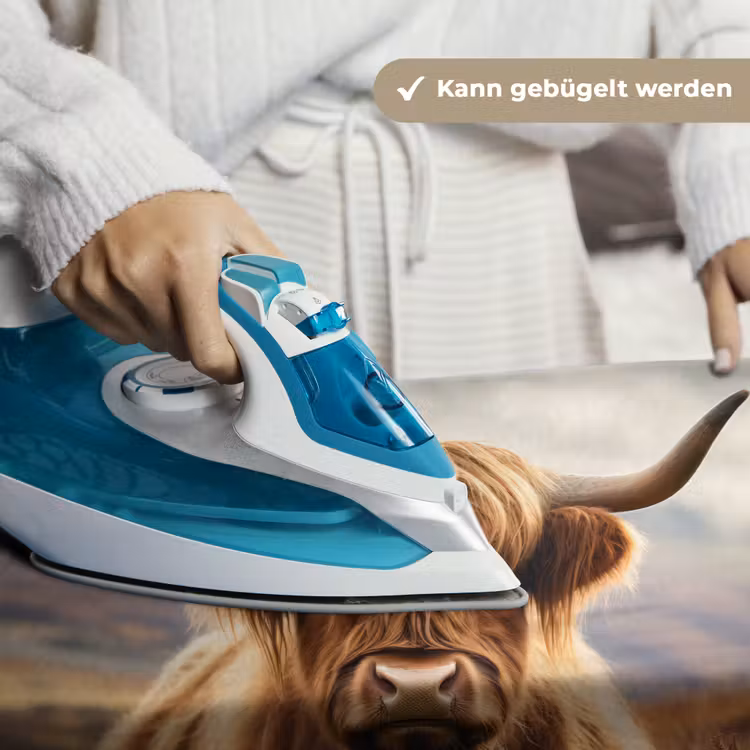 Schotse hooglander - Landschap - Dier Wandkleed katoen klein -tsfeer9_DE