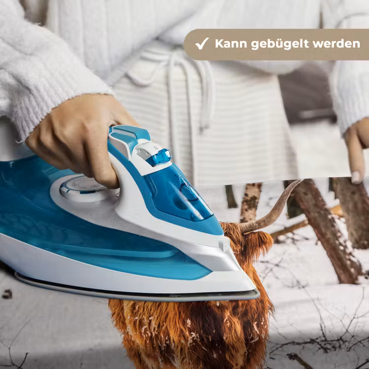 Schotse Hooglander - Sneeuw - Winter - Natuur - Dieren Wandkleed katoen klein -tsfeer9_DE