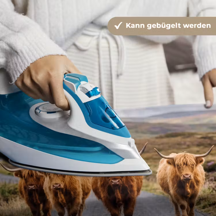 Schotse Hooglanders - Weg - Landschap - Kudde Wandkleed katoen klein -tsfeer9_DE