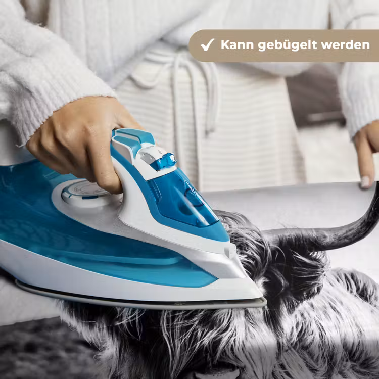 Schotse hooglander - Natuur - Koe - Zwart - Wit Wandkleed katoen klein -tsfeer9_DE
