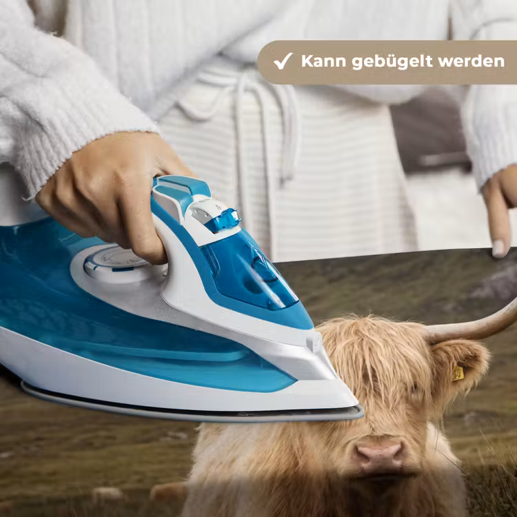 Schotse hooglander - Bergen - Grasveld Wandkleed katoen klein -tsfeer9_DE