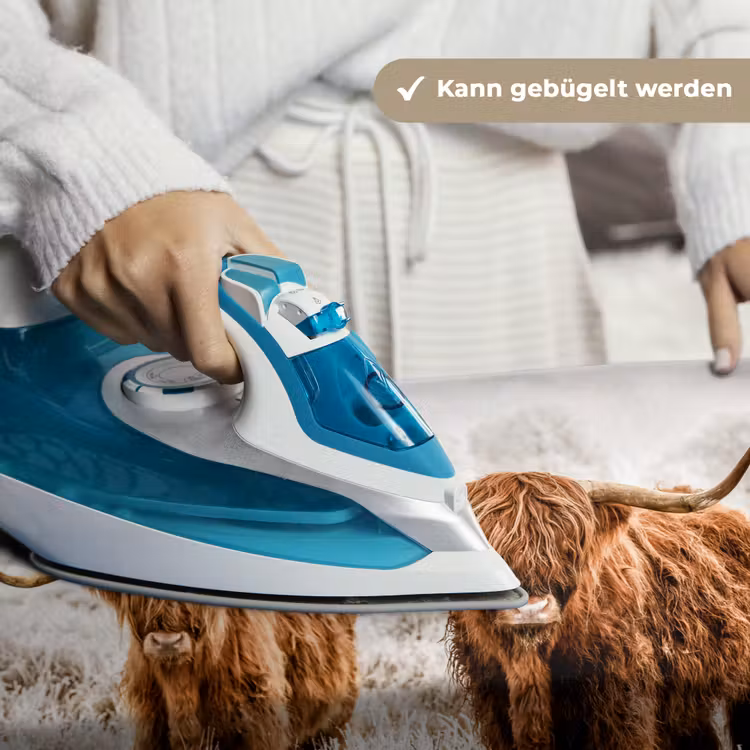 Schotse hooglander - Koe - Dieren - Natuur - Heide Wandkleed katoen klein -tsfeer9_DE
