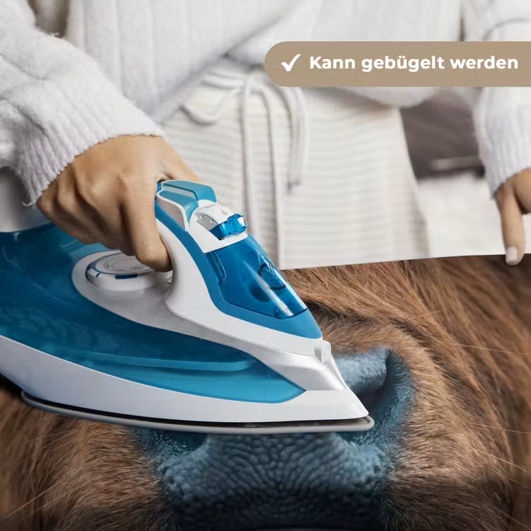 Schotse hooglander - Neus - Bruin Wandkleed katoen klein -tsfeer9_DE