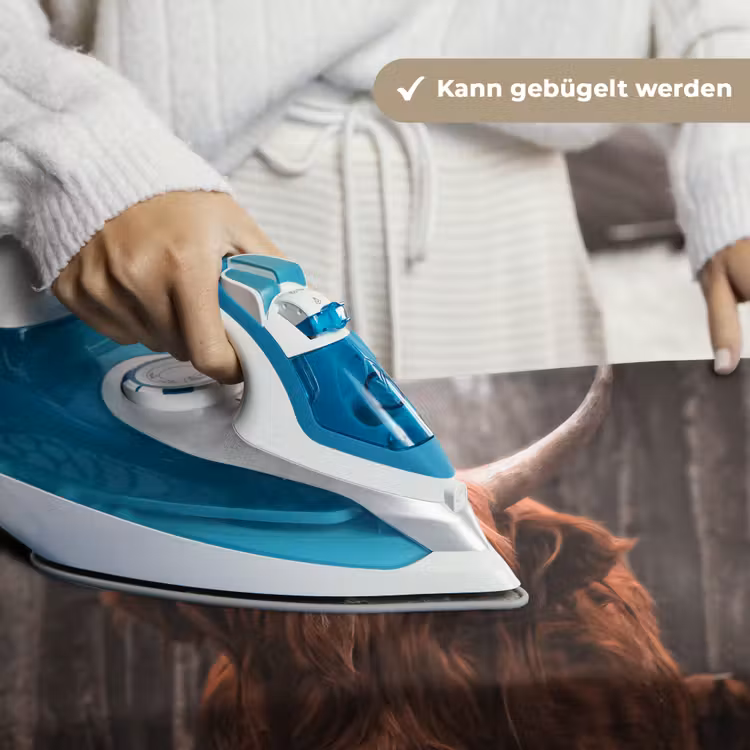 Schotse hooglander - Bos - Koe - Dieren - Natuur Wandkleed katoen klein -tsfeer9_DE