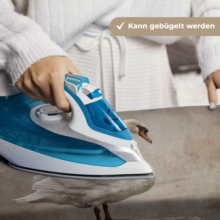 Zwaan - Elegant - Dieren - Wit Wandkleed katoen klein -tsfeer9_DE