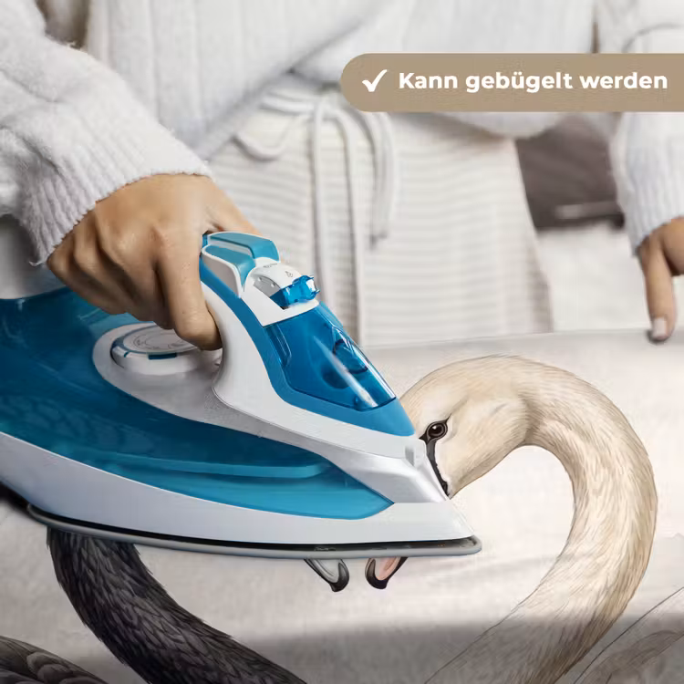 Zwanen - Hartvorm - Dieren Wandkleed katoen klein -tsfeer9_DE