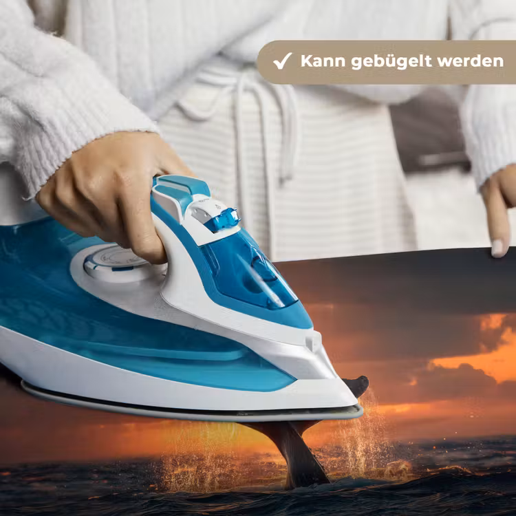 Walvis staart - Water - Zonsondergang Wandkleed katoen klein -tsfeer9_DE