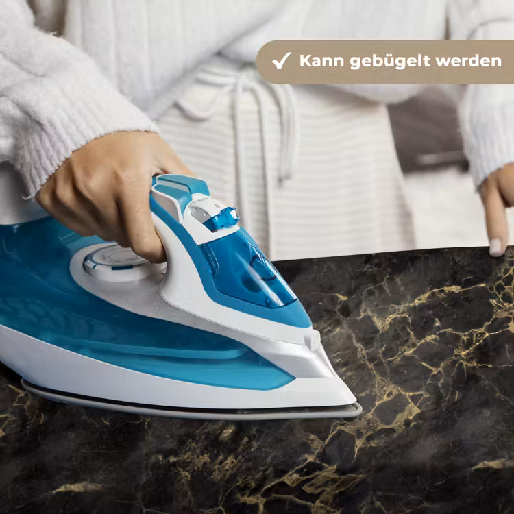 Zwart - Marmer - Goud - Nerf Wandkleed katoen klein 269 -tsfeer9_DE