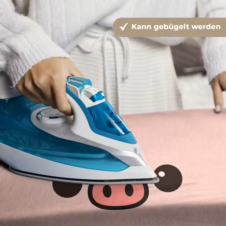 Varken - Roze - Minimalistisch Wandkleed katoen klein -tsfeer9_DE