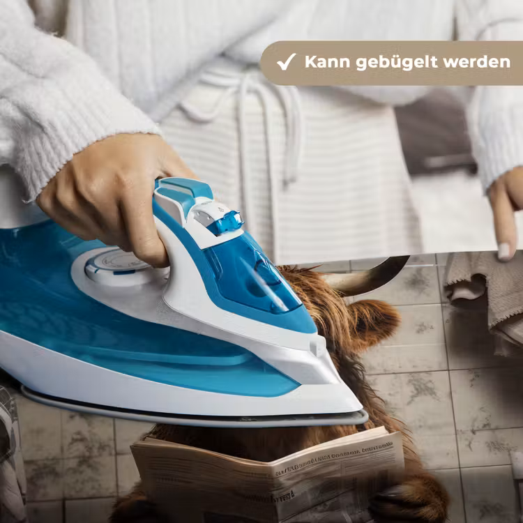 Schotse hooglander - Toilet - Krant - Badkamer Wandkleed katoen klein -tsfeer9_DE