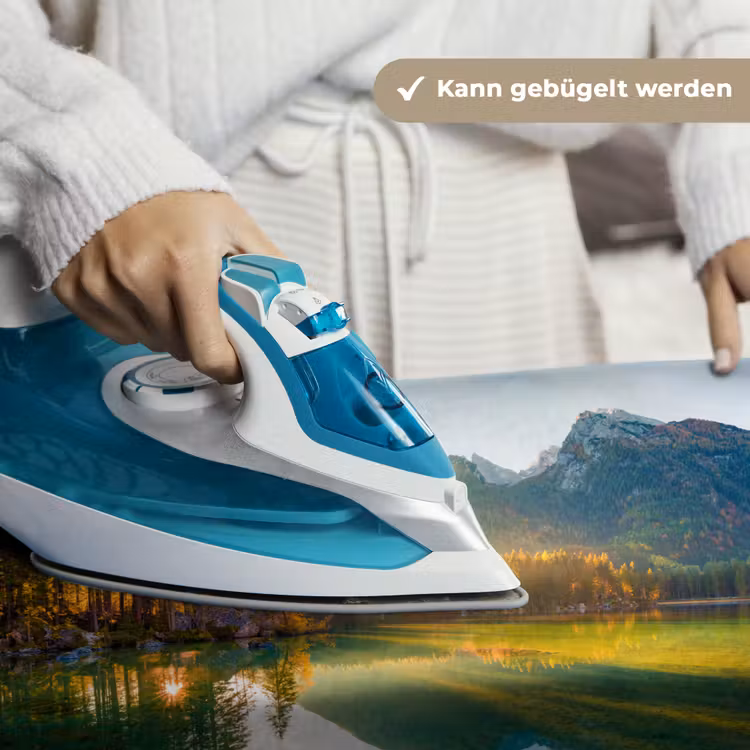 Meer - Bos - Bergen - Natuur - Zon - Landschap Wandkleed katoen klein -tsfeer9_DE