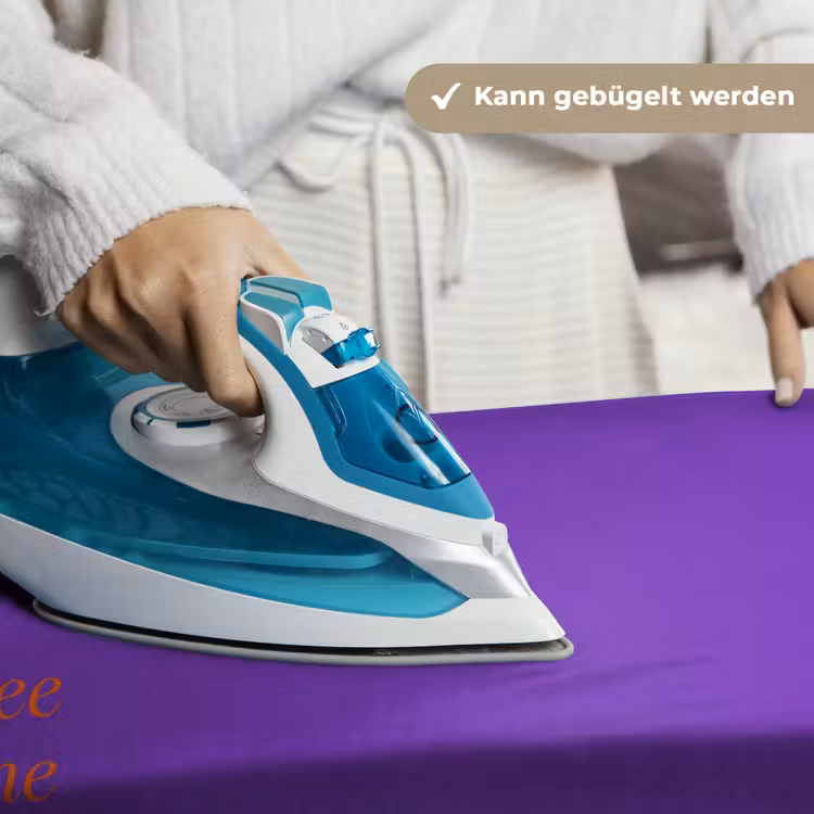 See the good - Oranje - Paars Wandkleed katoen klein -tsfeer9_DE