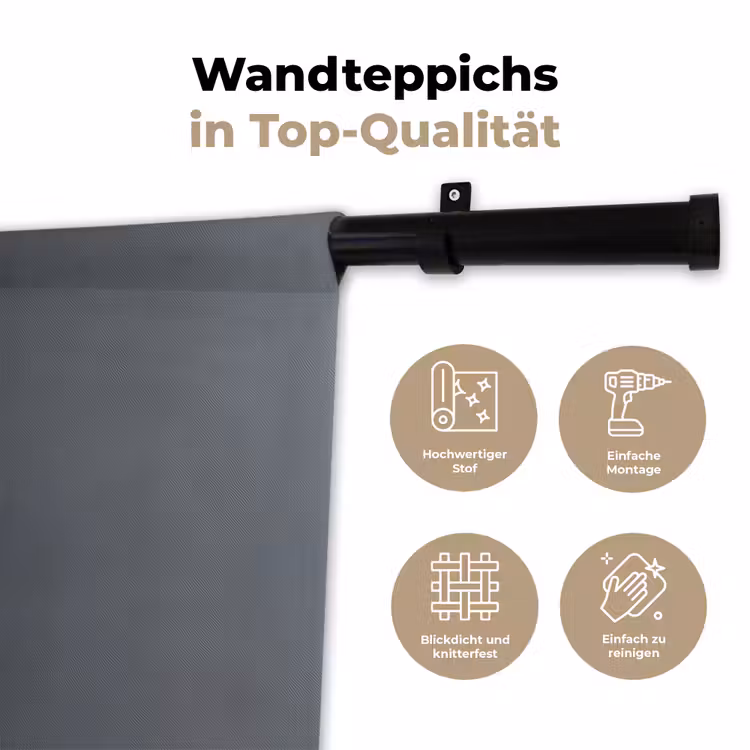 Zilver - Metaal - Lepel Wandkleed katoen klein -tsfeer2_DE
