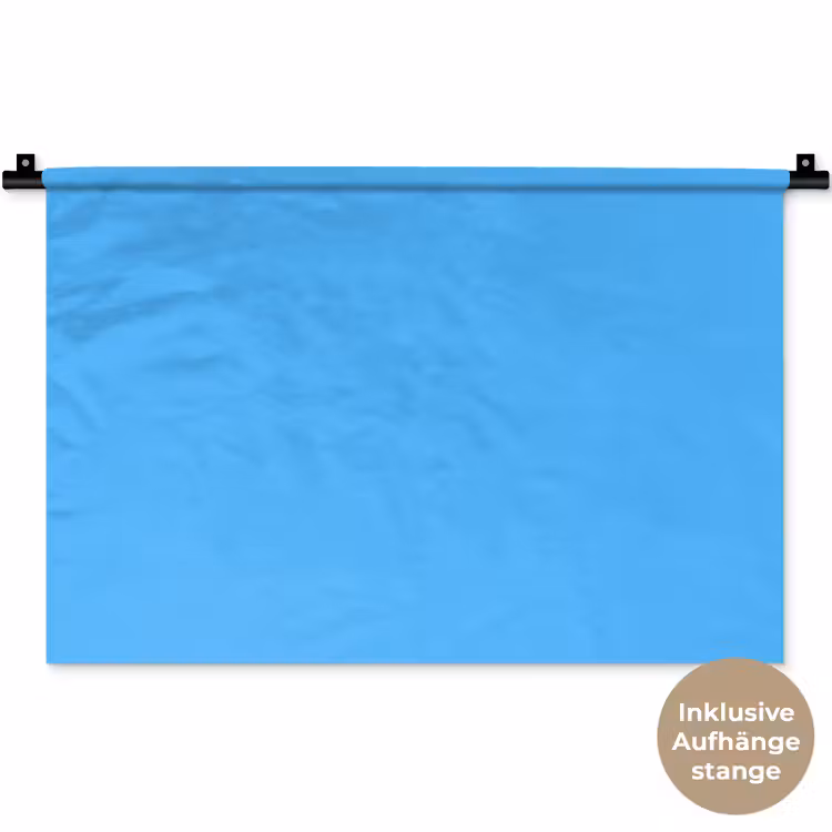 Sky - Blue - Blauw Wandkleed katoen klein 269 -t3d_DE