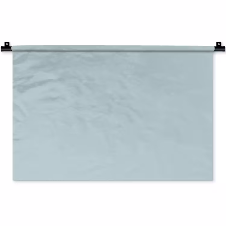 Slate - Blue - Blauw Wandkleed katoen klein 269 -zz3d