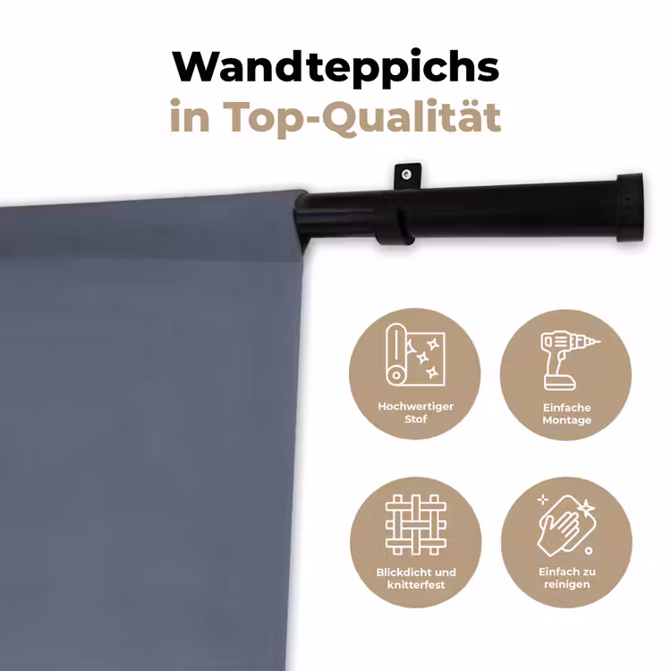 Slate - Whisper - Blauw Wandkleed katoen klein 269 -tsfeer2_DE