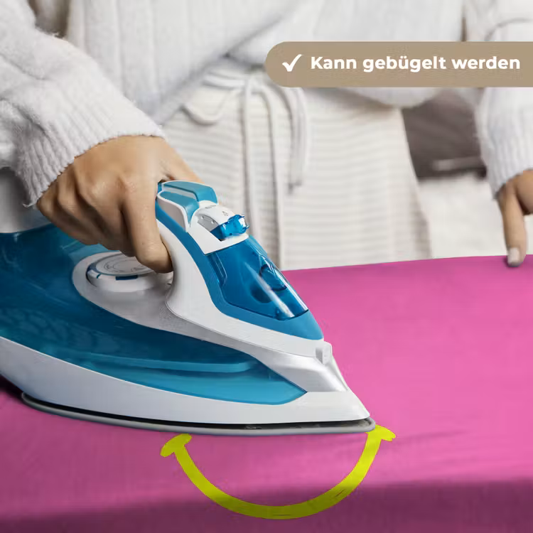 Smiley - Vrolijk - Roze Wandkleed katoen klein -tsfeer9_DE