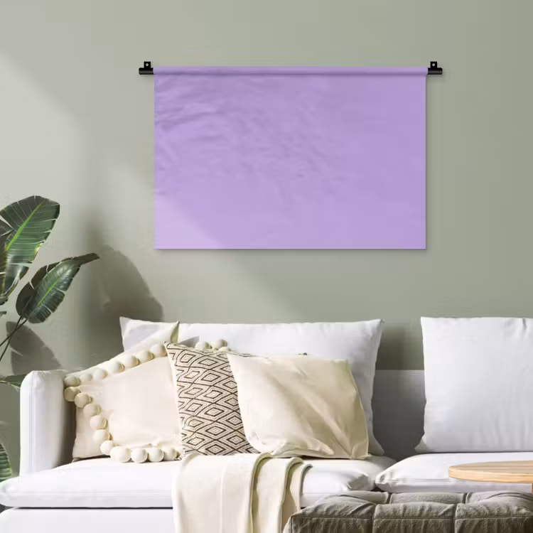 Soft - Lavender - Paars Wandkleed katoen klein 269 -sfeer7