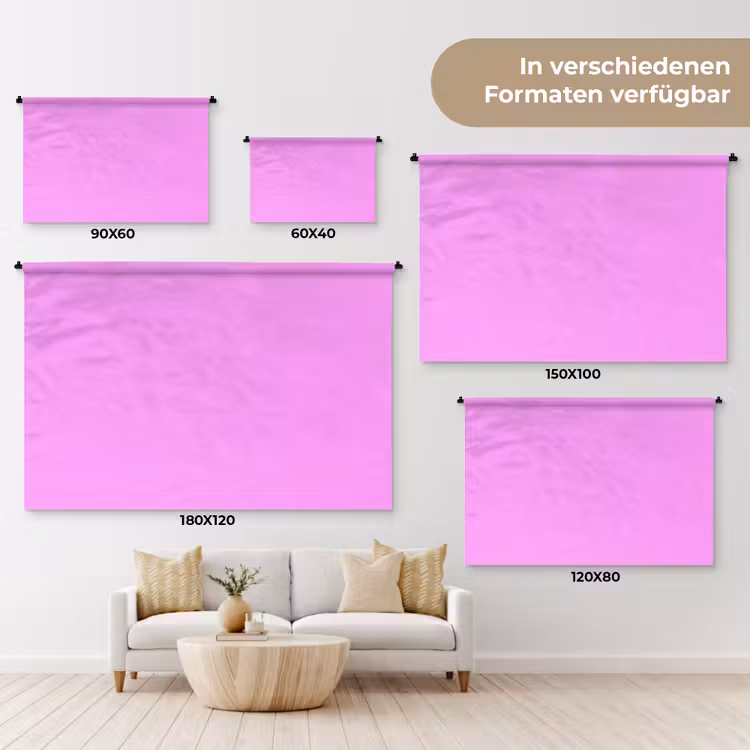 Soft - Lavender - Roze Wandkleed katoen klein 269 -tsfeer8_DE
