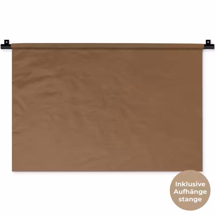 Soft - Walnut - Bruin Wandkleed katoen klein 269 -t3d_DE