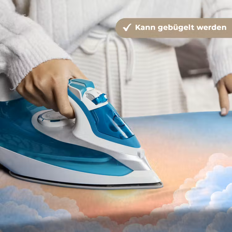 Zon - Vogels - Lucht - Natuur - Geel Wandkleed katoen klein -tsfeer9_DE