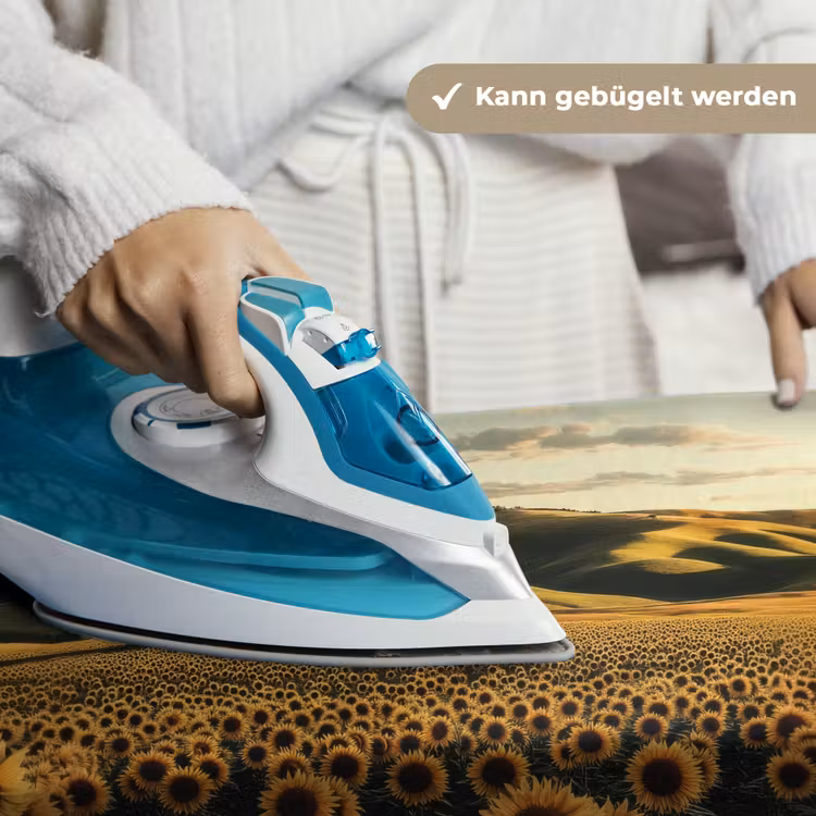 Zonnebloem - Veld - Windmolen Wandkleed katoen klein -tsfeer9_DE