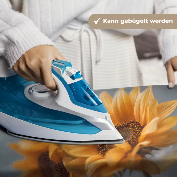 Zonnebloemen - Geel - Wazig Wandkleed katoen klein -tsfeer9_DE