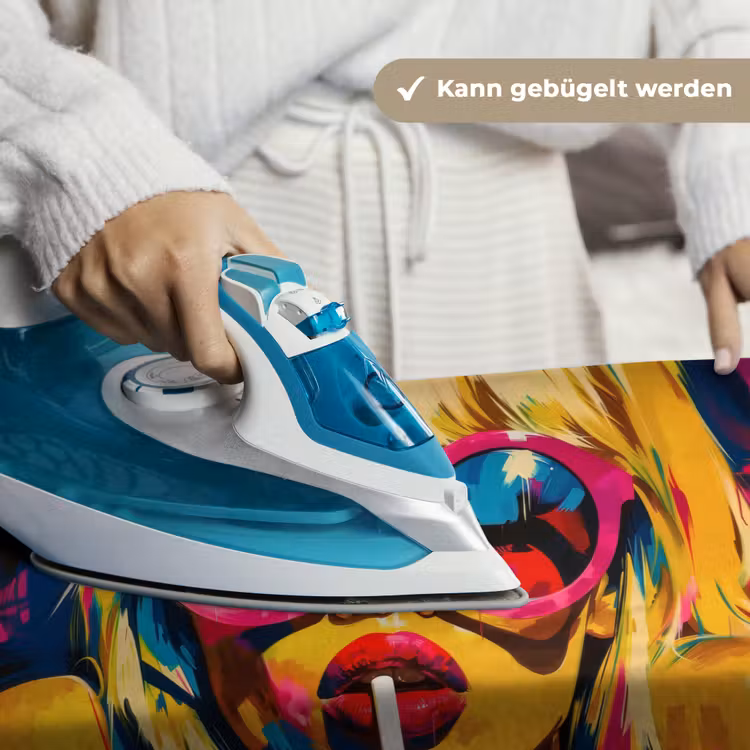 Zonnebril - Roze - Vrouw - Rietje Wandkleed katoen klein -tsfeer9_DE