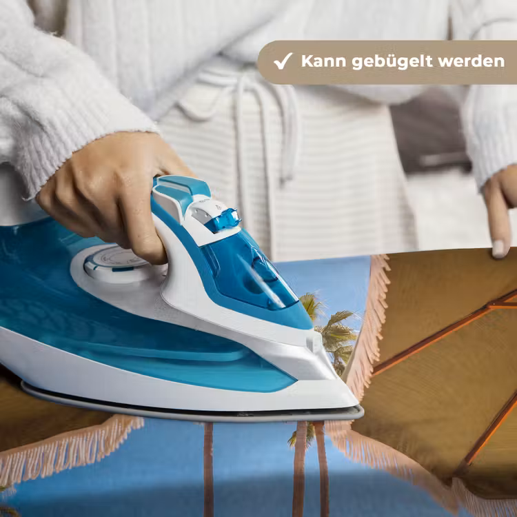 Parasol - Groen - Franjes - Zomer - Tropisch Wandkleed katoen klein -tsfeer9_DE