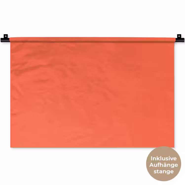 Sunset - Salmon - Oranje Wandkleed katoen klein 269 -t3d_DE