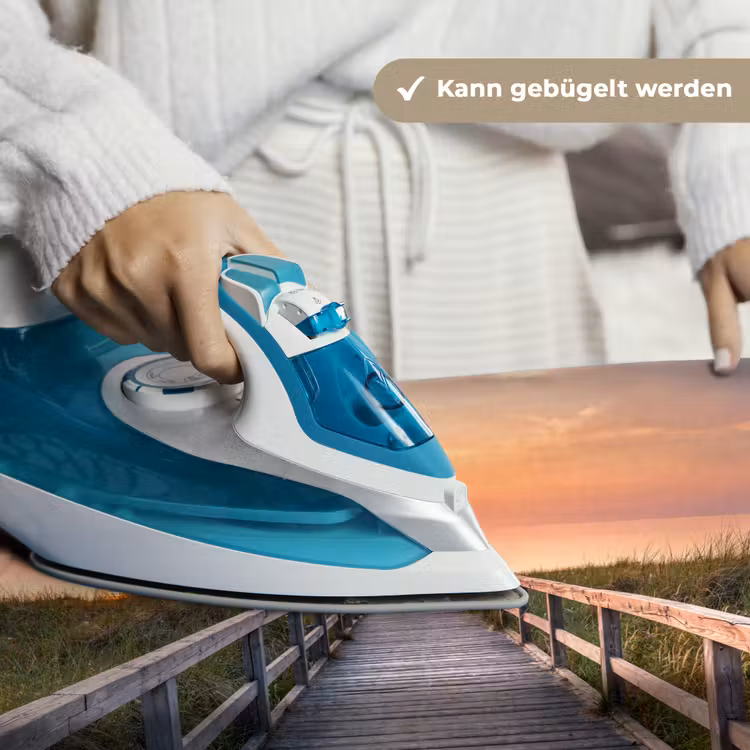 Zonsonderang - Zee - Pad - Gras - Duin - Vogels Wandkleed katoen klein -tsfeer9_DE