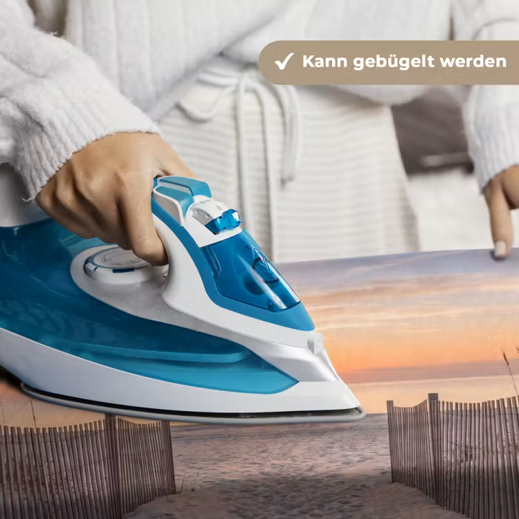 Zonsondergang - Strand - Zand Wandkleed katoen klein -tsfeer9_DE