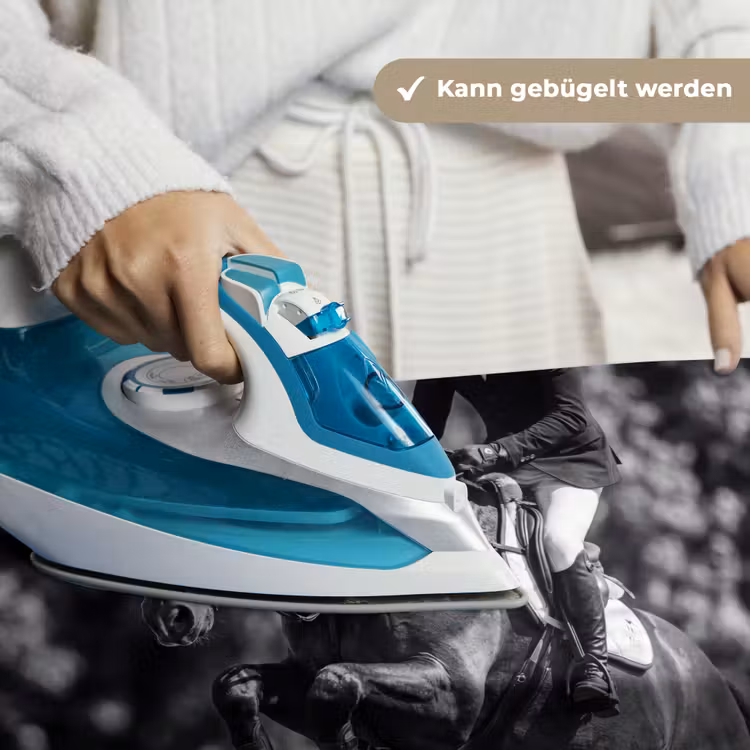 Springen - Paard - Zwart - Wit Wandkleed katoen klein -tsfeer9_DE