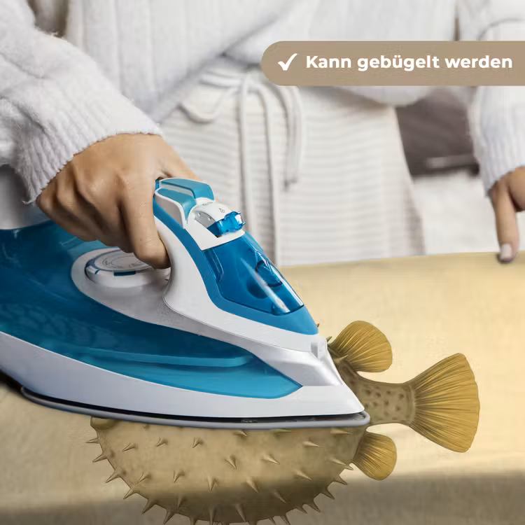 Stekels - Vis - Opgeblazen - Bruin Wandkleed katoen klein -tsfeer9_DE