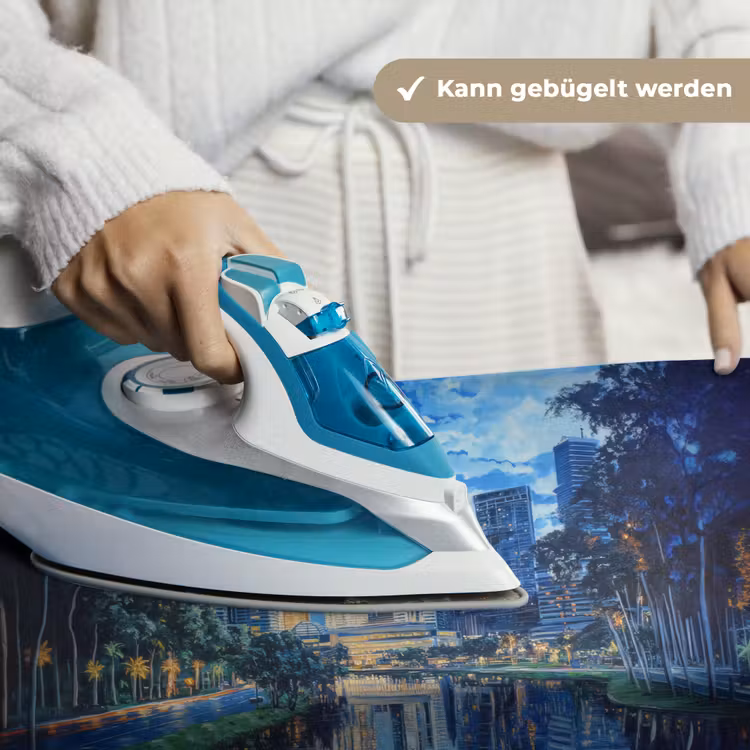 Stad Kuala Lumpur - Skyline - Wolkenkrabbers - Water Wandkleed katoen klein -tsfeer9_DE