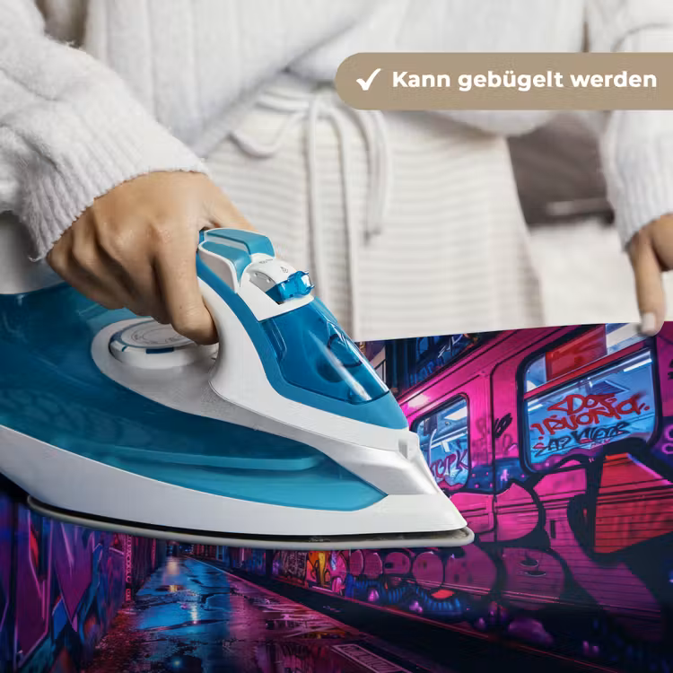 Stad - Neon - Nacht - Roze - Graffiti Wandkleed katoen klein -tsfeer9_DE