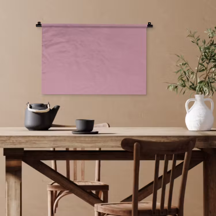 Dusty - Mauve - Paars Wandkleed katoen klein 269 -sfeer6