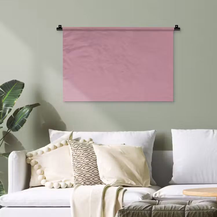 Dusty - Mauve - Paars Wandkleed katoen klein 269 -sfeer7